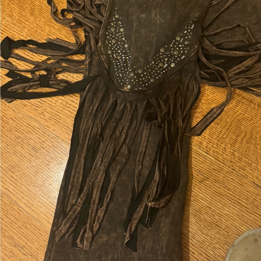 Fringe Flare Leg Pant Size M NWT  WESTERN BOHO - Picture 6 of 9